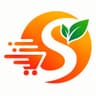 Sanjeevni Kart logo — letter S with shopping cart and green leaves